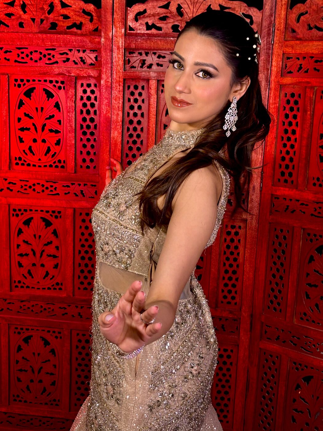 Bridal makeup by Eyebrow Threading & Makeup